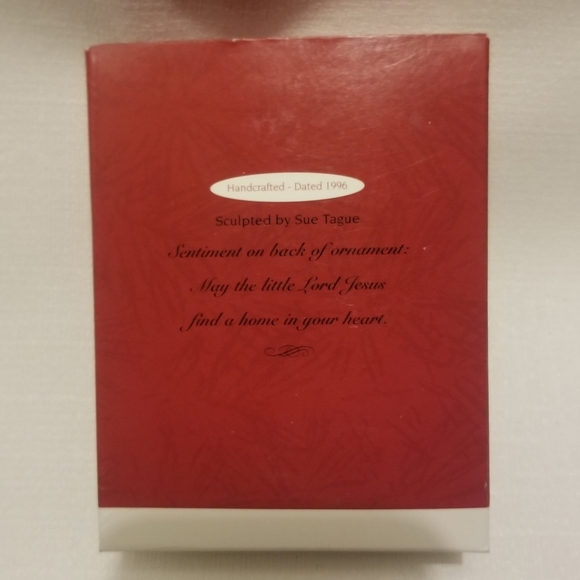 EUC 1996 Welcome Him Hallmark Keepsake ornament w original box - Picture 4 of 7
